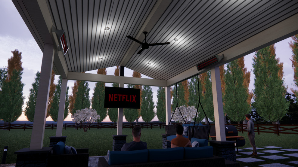 Fairfax Station Outdoor Living 3D Design Rendering Service