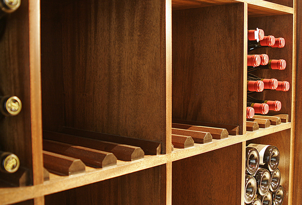 Inspiration for a large timeless wine cellar remodel in Charlotte