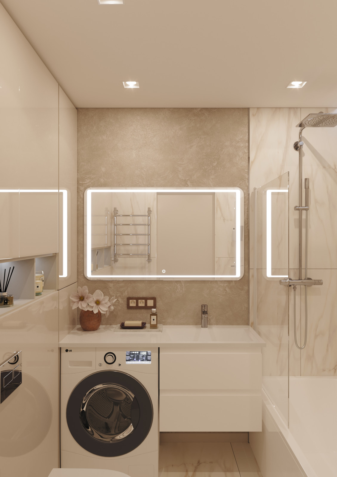 Бежевый по бежевому