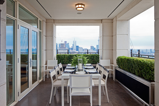 Yorkville Penthouse Condo klassisch-modern-terrasse