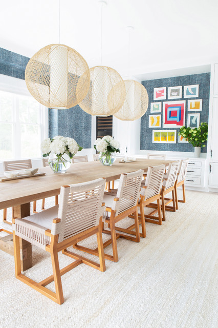 North Fork Waterfront beach-style-dining-room