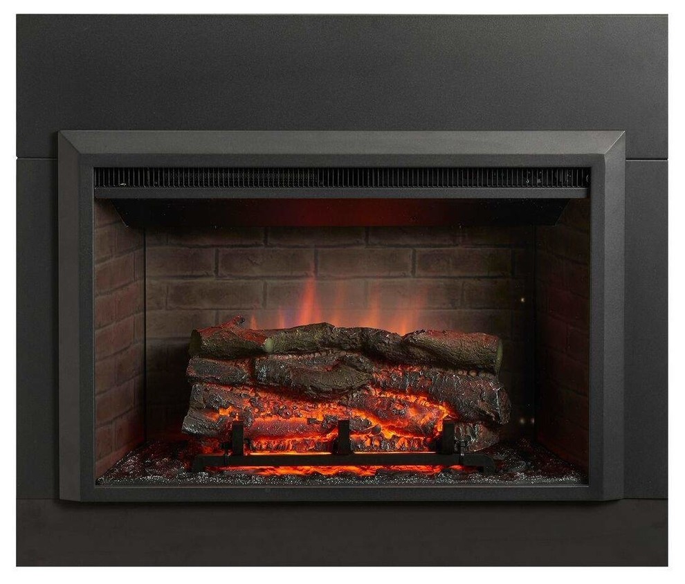 Electric Zero Clearance Fireplace Insert 32 Transitional