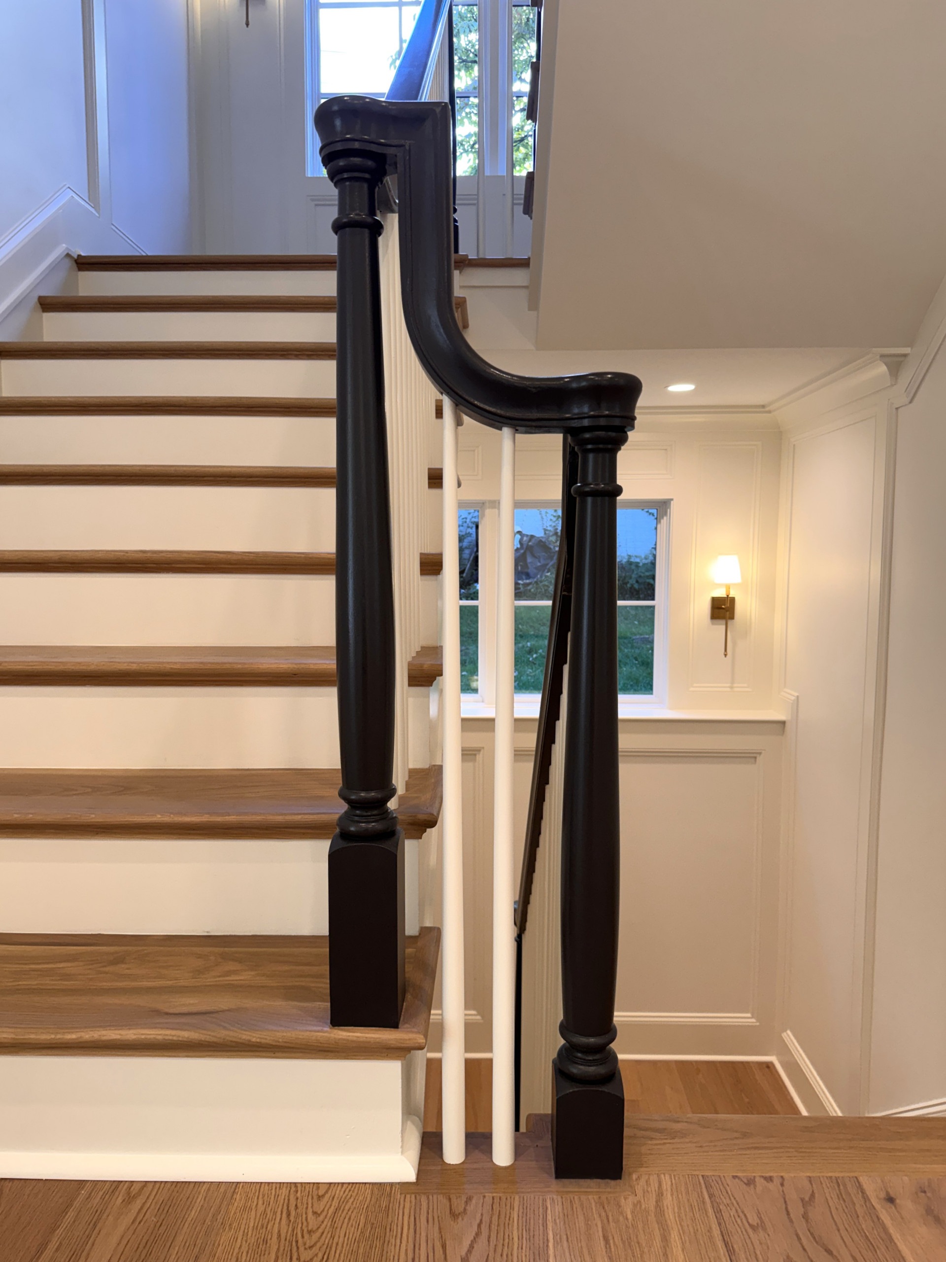 Project #160 | Traditional Box Stair with Gooseneck Handrail