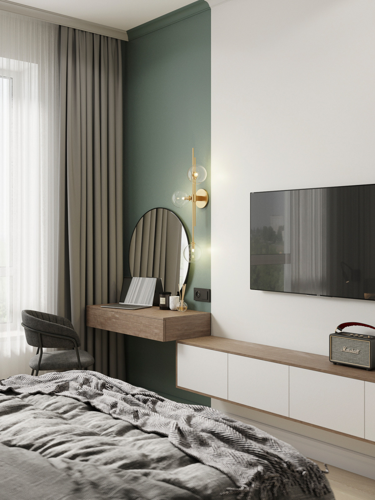 Визуализация спальни