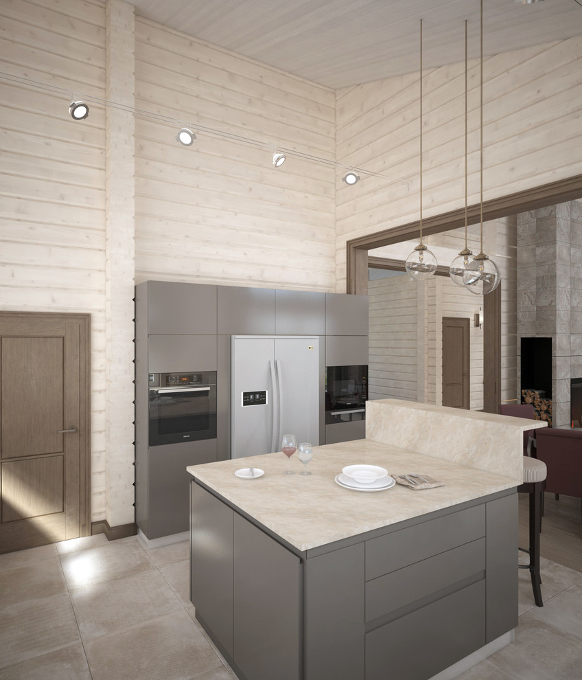 Дом из комбинированных материалов в ЛО