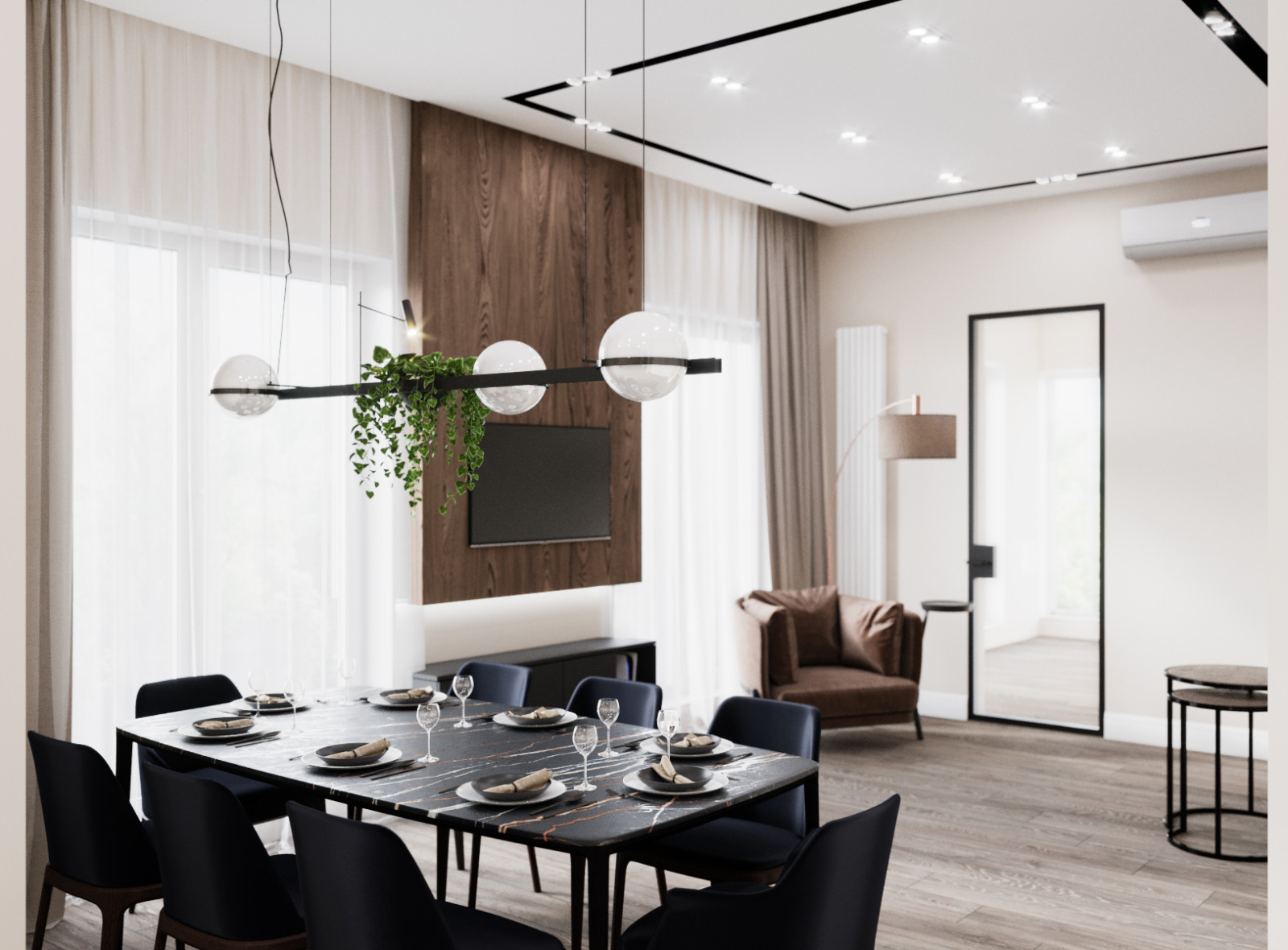 Дизайн-проект квартиры в жк "NOVIN"