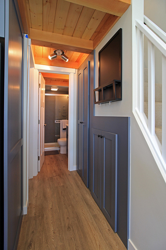 Salish Tiny Home - 10 - Craftsman - Hall - Seattle - by West Coast ...