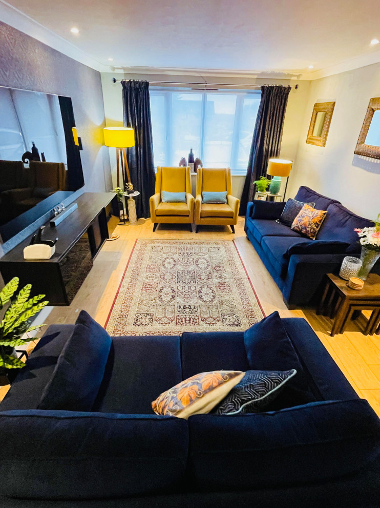 Indian inspired cozy Living room