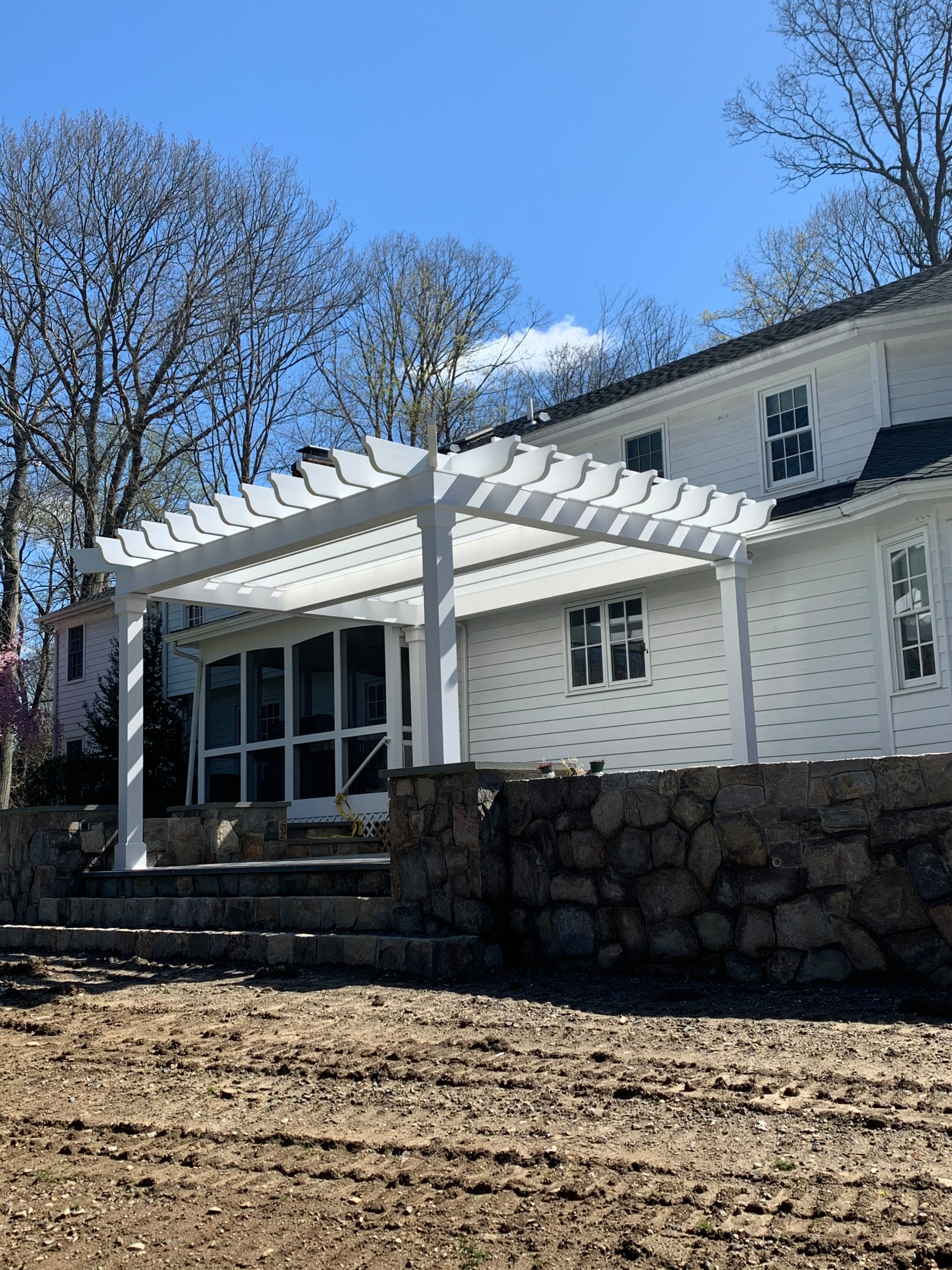 All pvc pergola