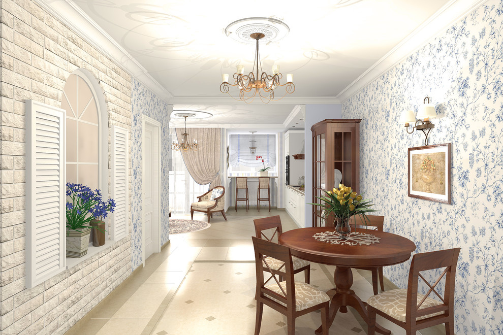 Дизайн-проект квартиры в современном классическом стиле в Волгограде