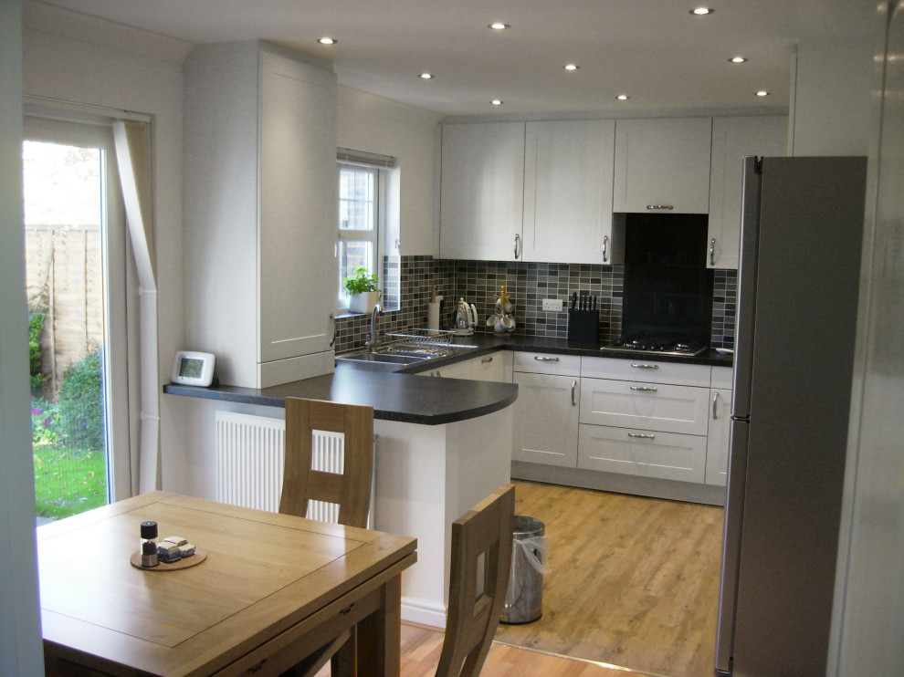 Shaker Style Kitchen design in Pinner, London by Kudos Interior Designs ...