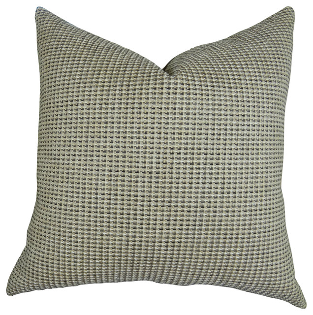 Thomas Collection Taupe Premium Decorative Pillow Contemporary Decorative Pillows by