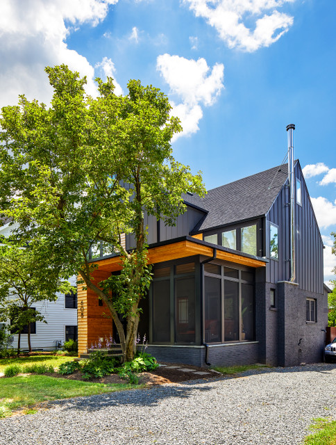 Ashton Heights Addition+Renovation contemporaneo-facciata