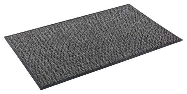 Water Retainer Charcoal Doormat, 18"X30"