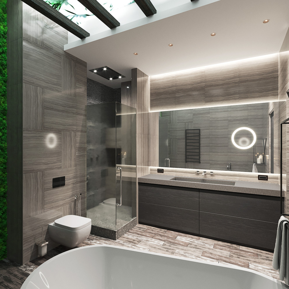 Ванная комната в эко стиле