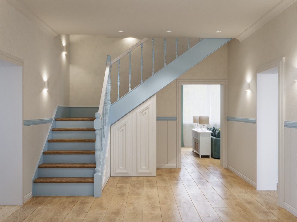 Коттедж. Птицы в доме. Холл