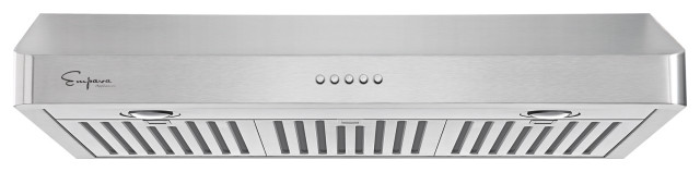 30 In. 500 CFM Ducted Under Cabinet Range Hood With Push Button Controls