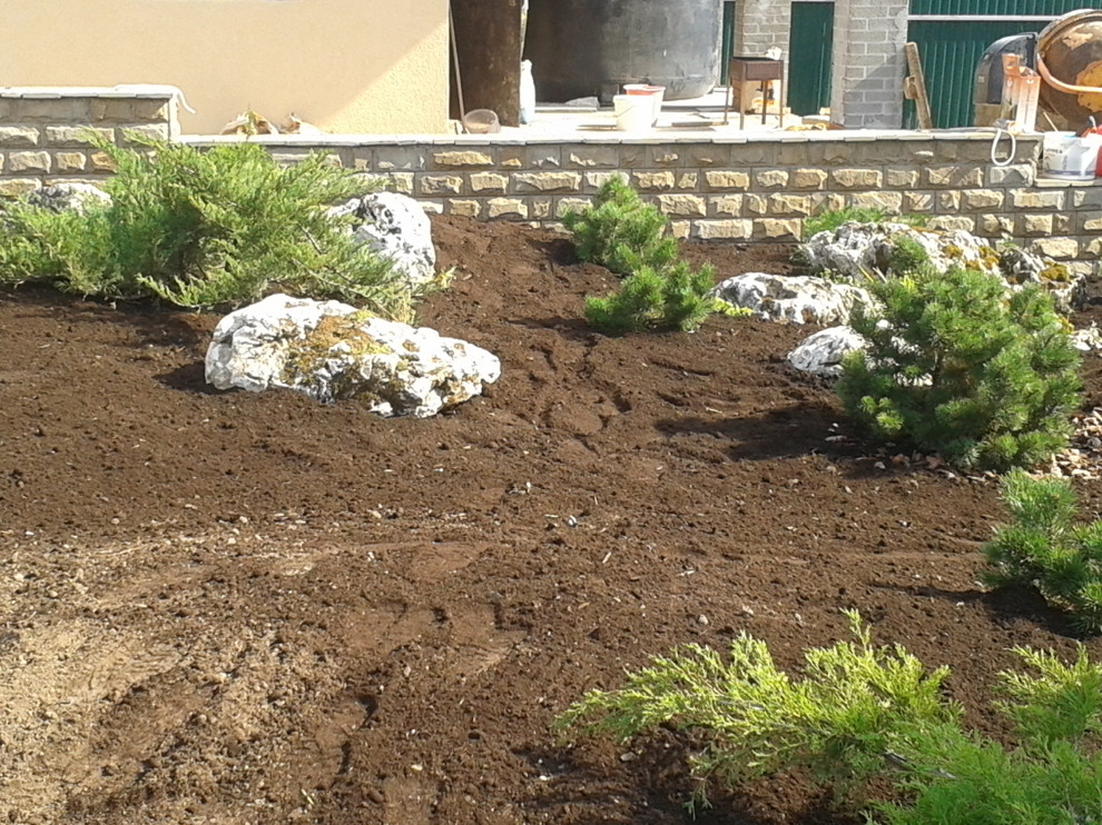 Ландшафтный дизайн участка в д. Зеленый камень (Ижевск)