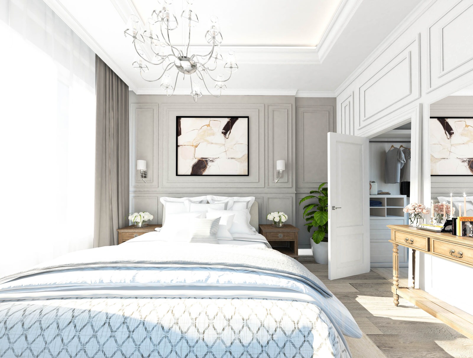 Квартира для многодетной семьи в стиле НЕОКЛАССИКА