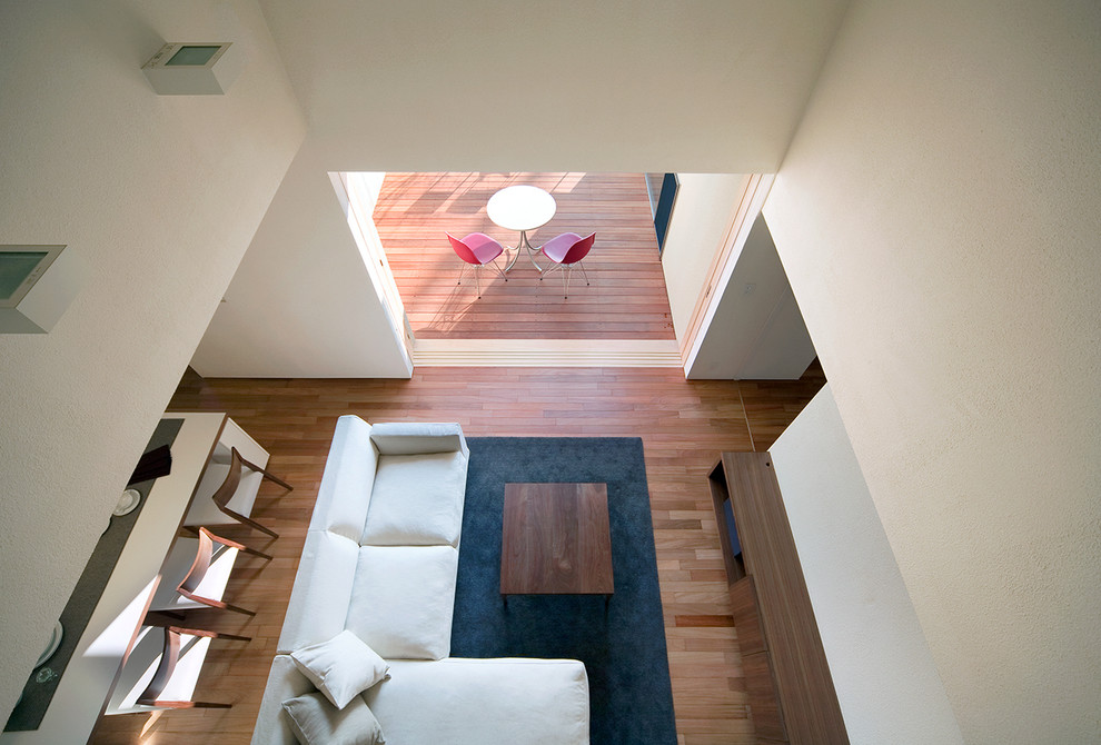 This is an example of a modern living room in Fukuoka.