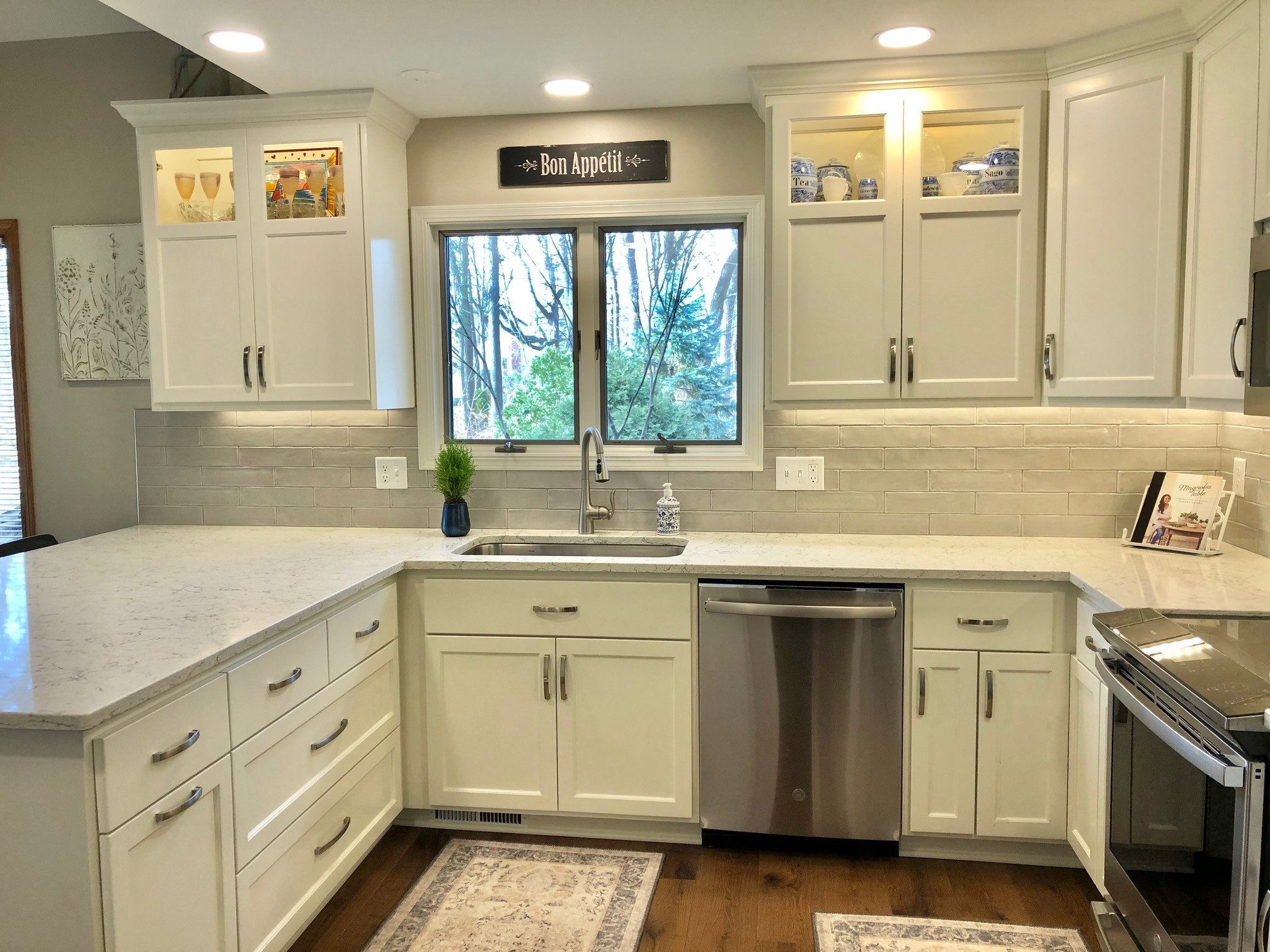 Stunning White Kitchen-after photo