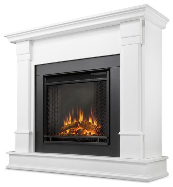 Silverton Electric Fireplace in White