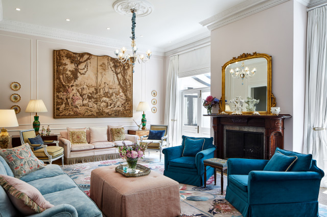 Highlands Residence nyklassisk-dagligstue