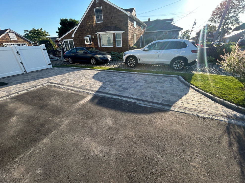 Amity Harbor | Expanded Driveway With Nicolock Stone Ridge Pavers