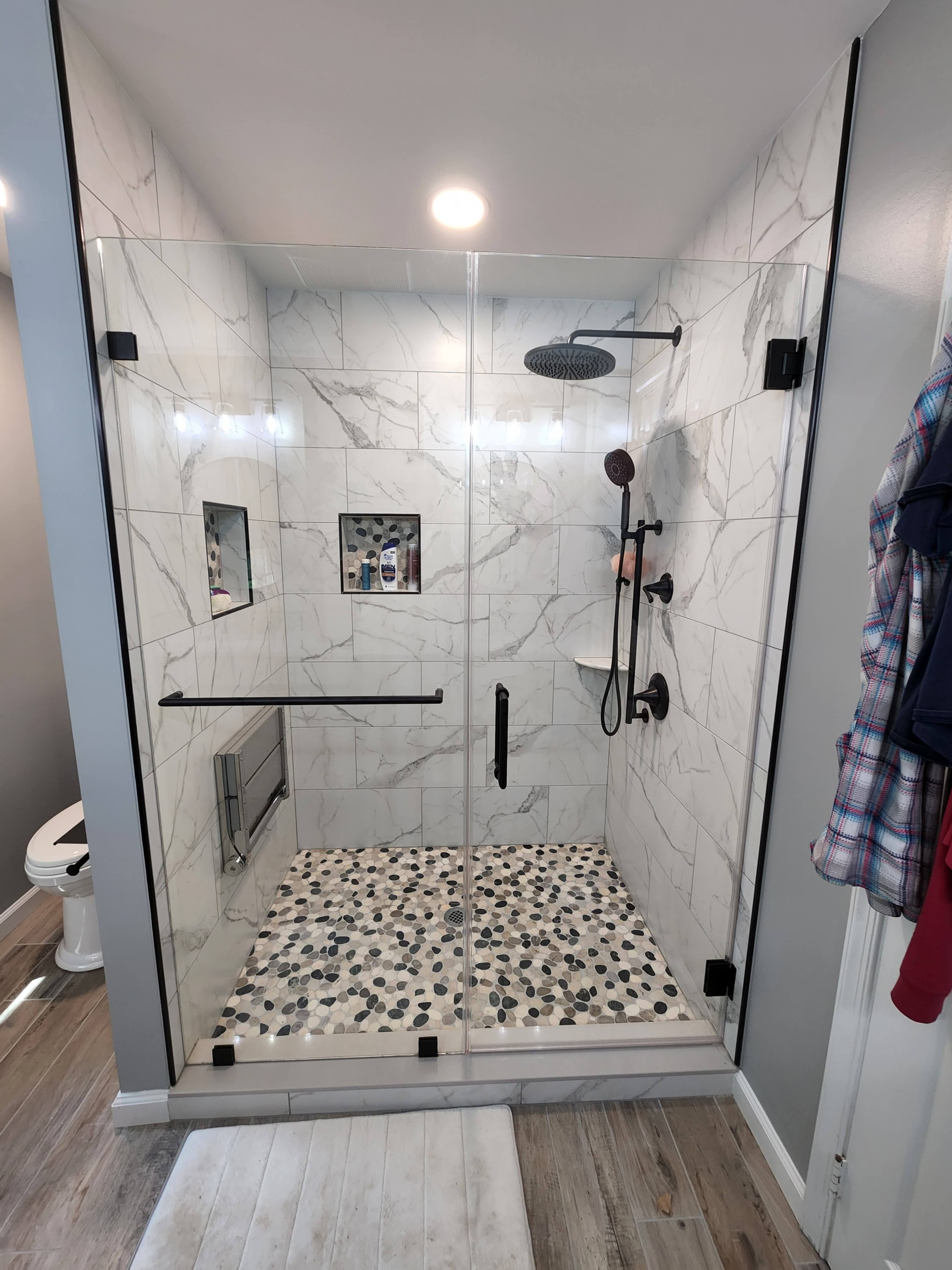 Bathroom Remodel; Walk-in Shower Conversion