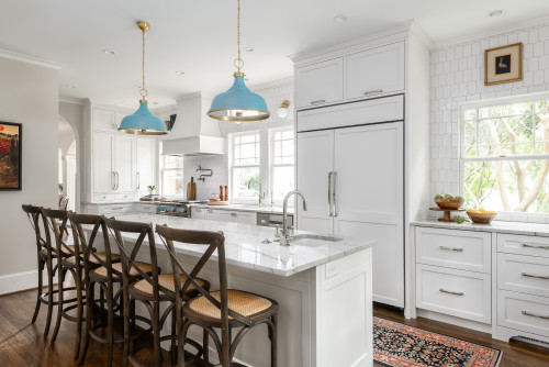 Homeowners exploring kitchen design ideas for their dream renovation.