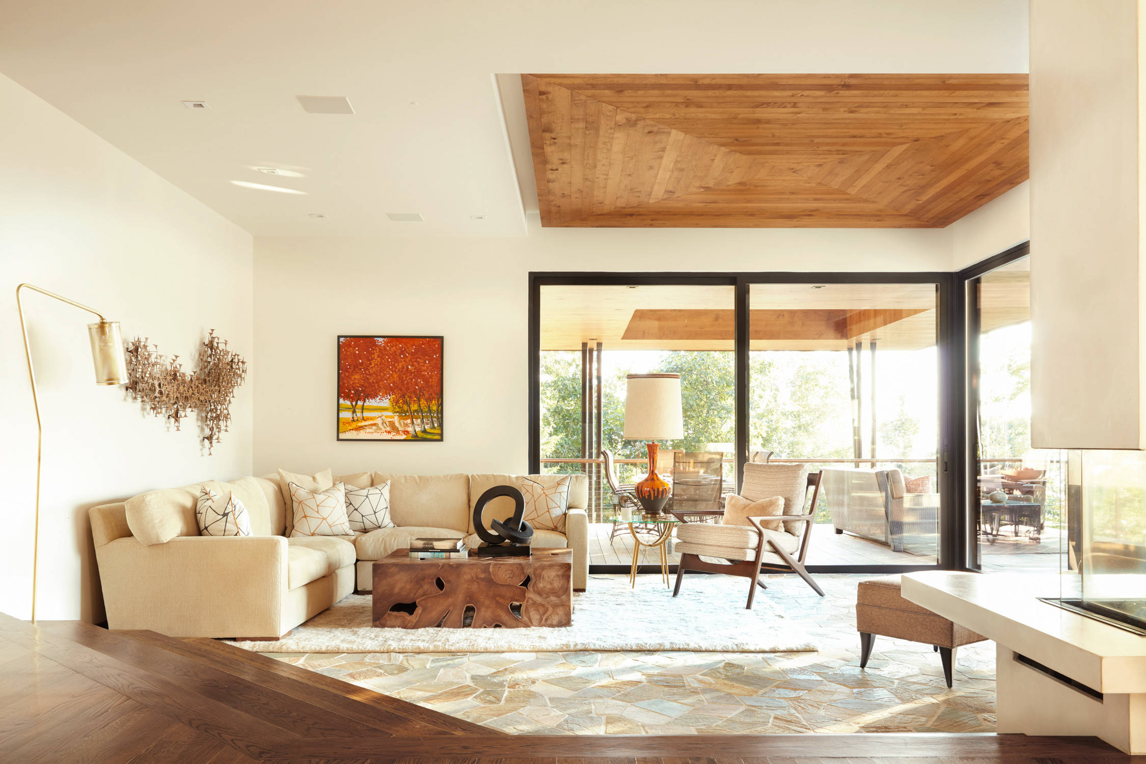 Living Room Tray Ceiling Design Ideas