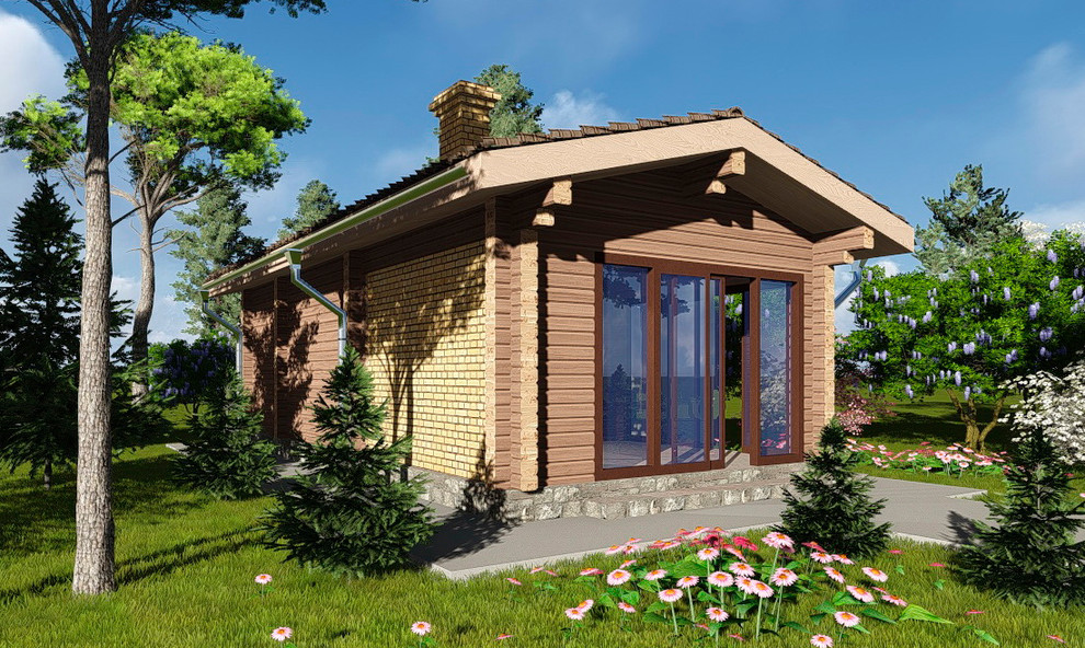 Баня из профилированного бруса.