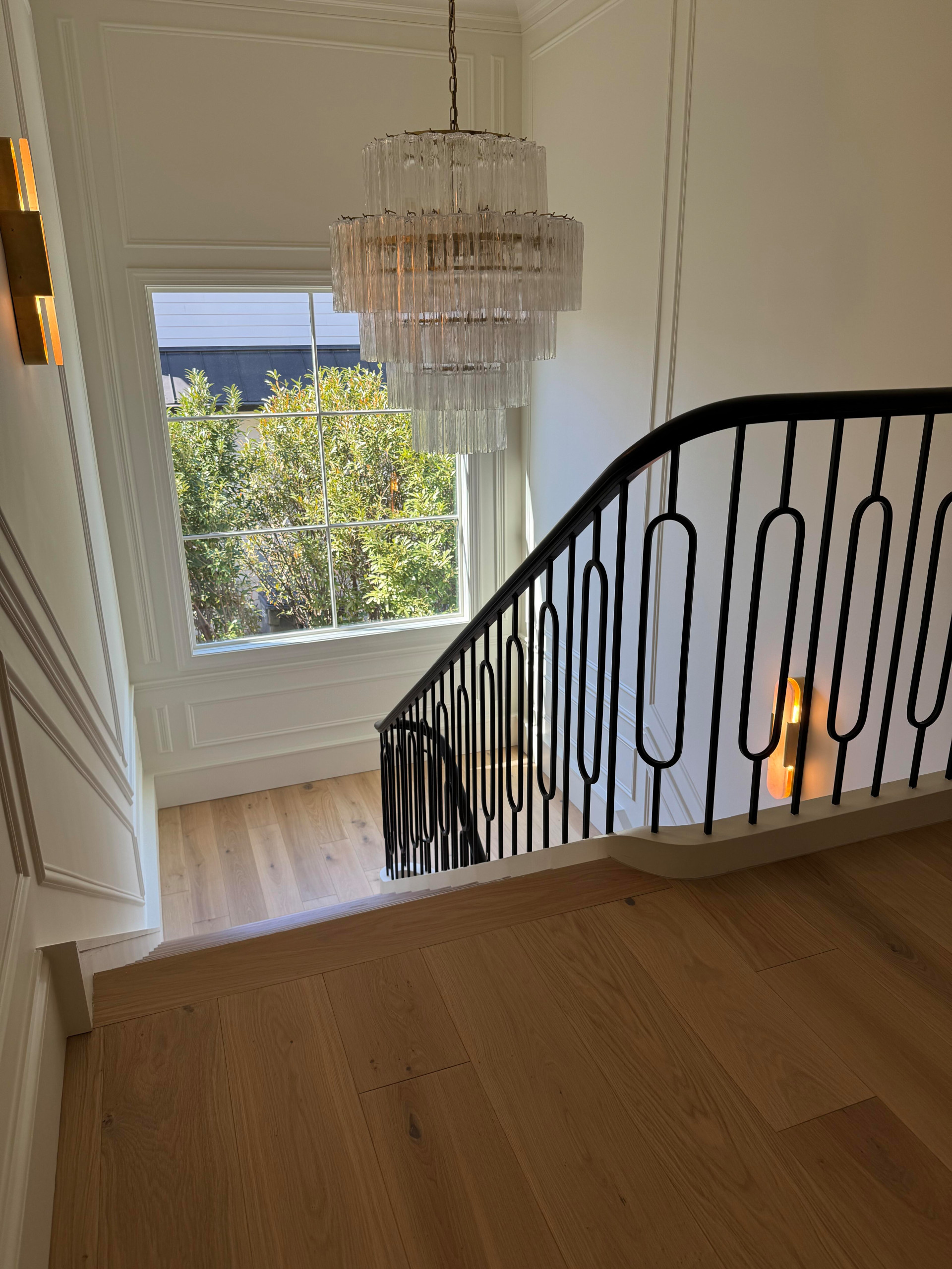 134_Stunning Straight Stair with an Elliptical Twist, McLean, VA 22101