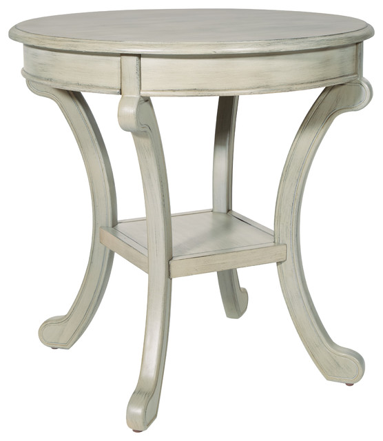 Vermont Accent Table, Antique Graystone