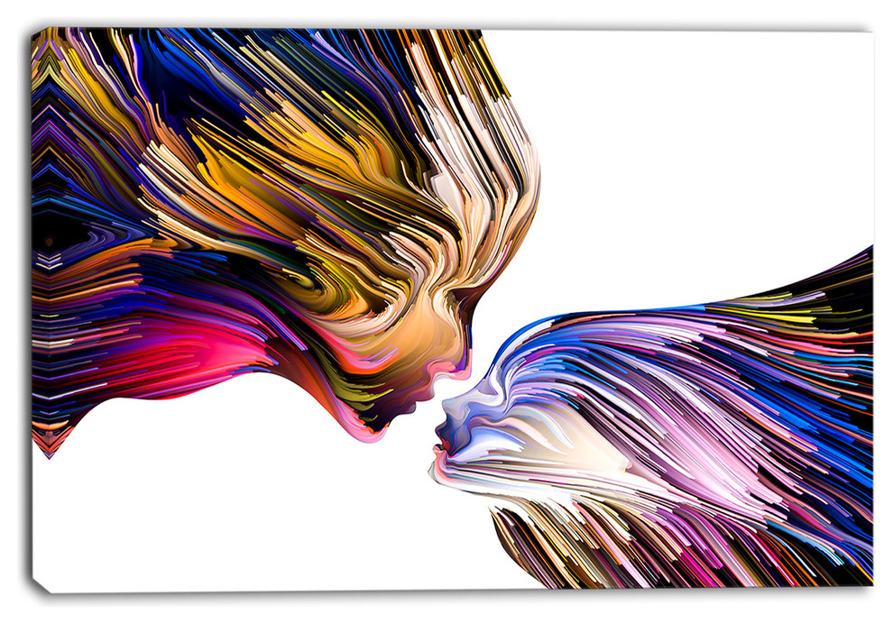 "Metaphorical Mind Painting" Contemporary Canvas Print Modern Fine