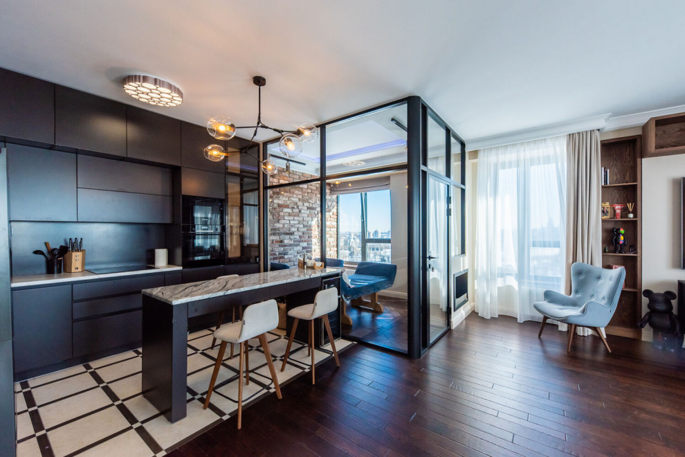 Перегородки Nayada в апартаментах элитного ЖК Матч Поинт