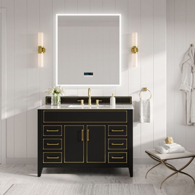 The Monaco Bathroom Vanity Transitional Bathroom Vanities And Sink Consoles by Ancerre