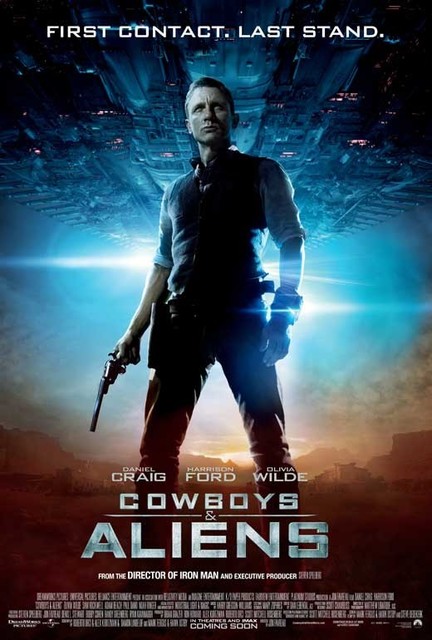 Cowboys & Aliens 27 x 40 Movie Poster - Style C