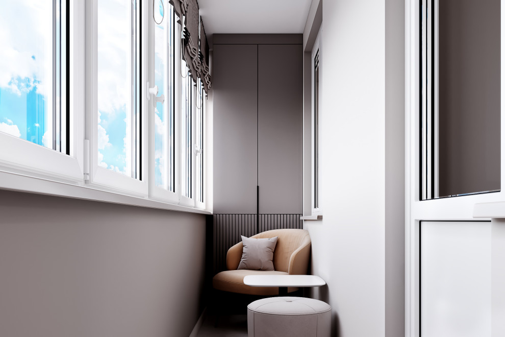 Светлый дизайн квартиры студии