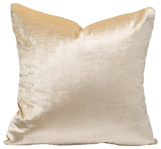 Cream Accent Pillow Contemporary Decorative Pillows By