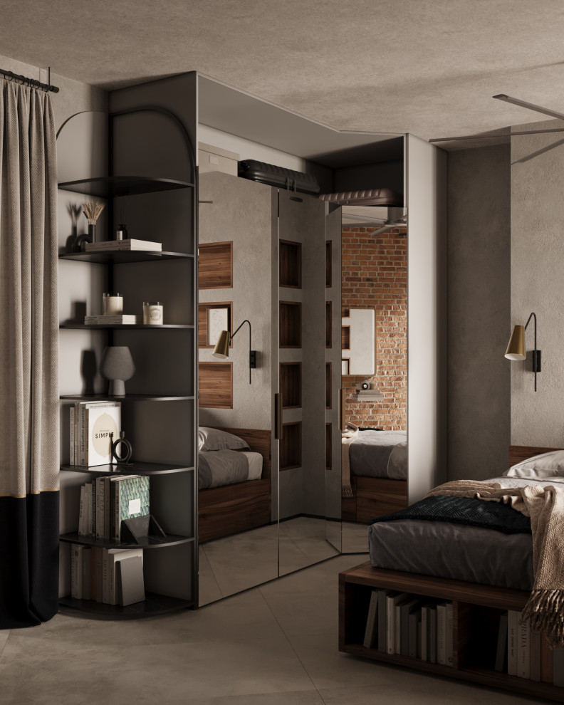 Зона спальни и хранения