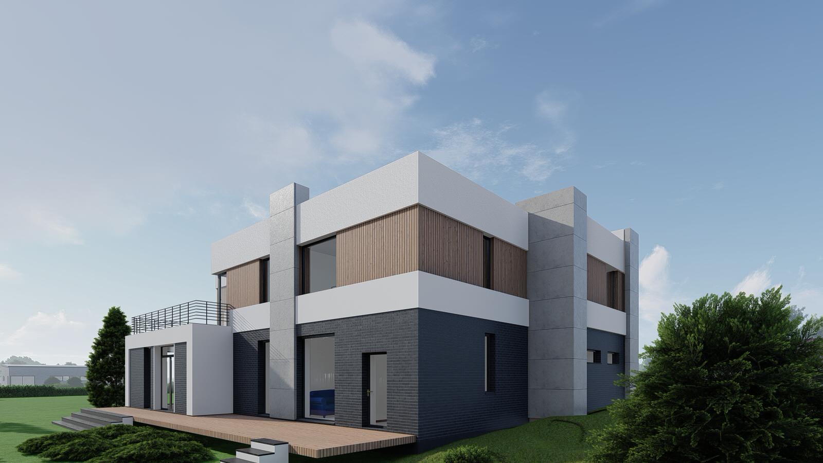 Hi-tech modern house