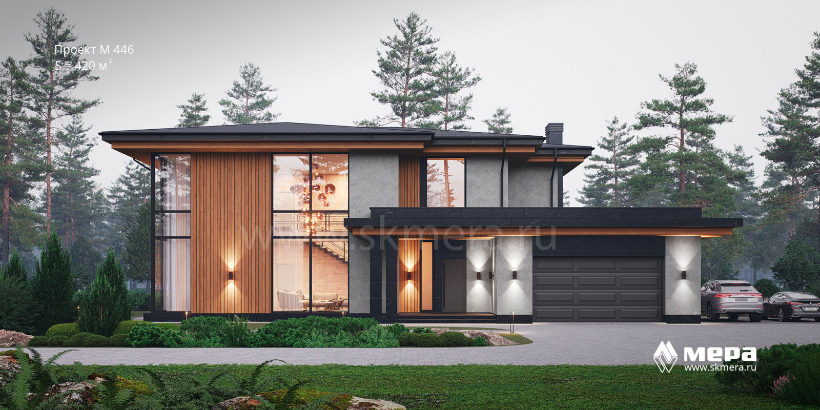 Проекты современных каменных домов