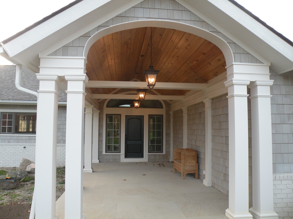 This is an example of a transitional verandah in Cleveland.