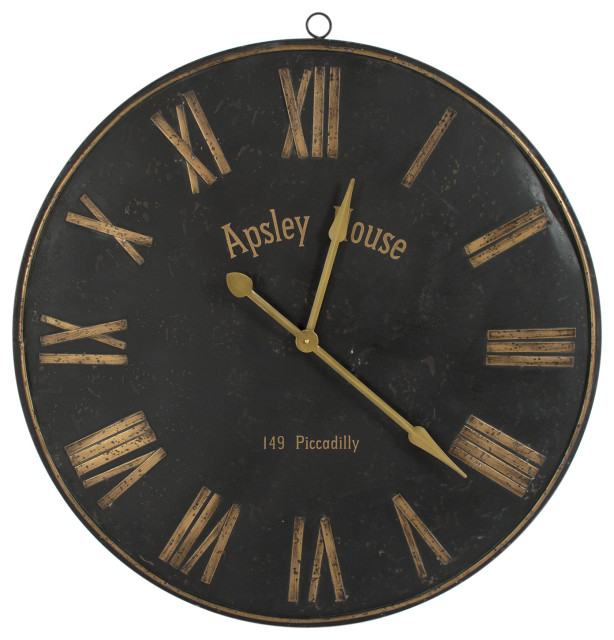 Apsley House Wall Clock Transitional Wall Clocks by Zentique, Inc