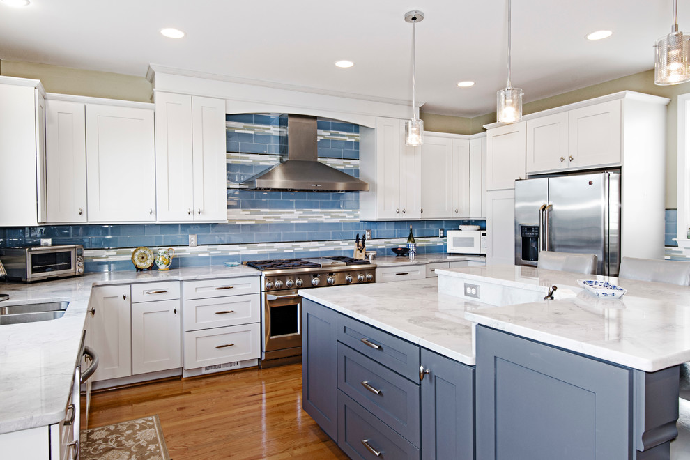 Example of a transitional kitchen design in Baltimore