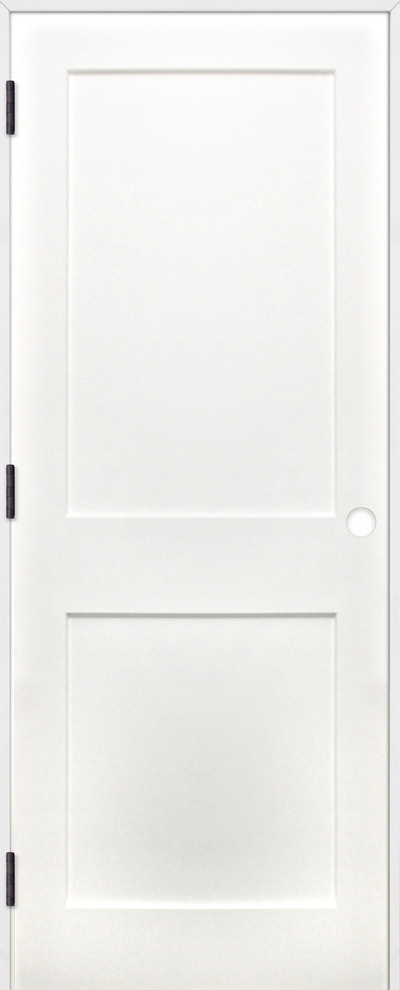 Interior Prime Pine 2-Panel Reversible Handing Pre-hung Door Kit, 30x80