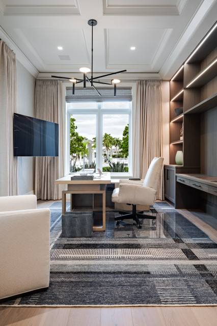 Timeless Transitional nyklassisk-arbetsrum