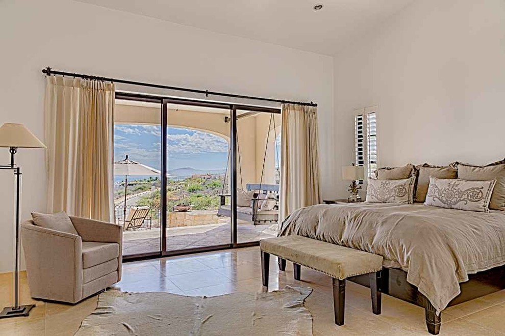 This is an example of a mediterranean bedroom in Other.