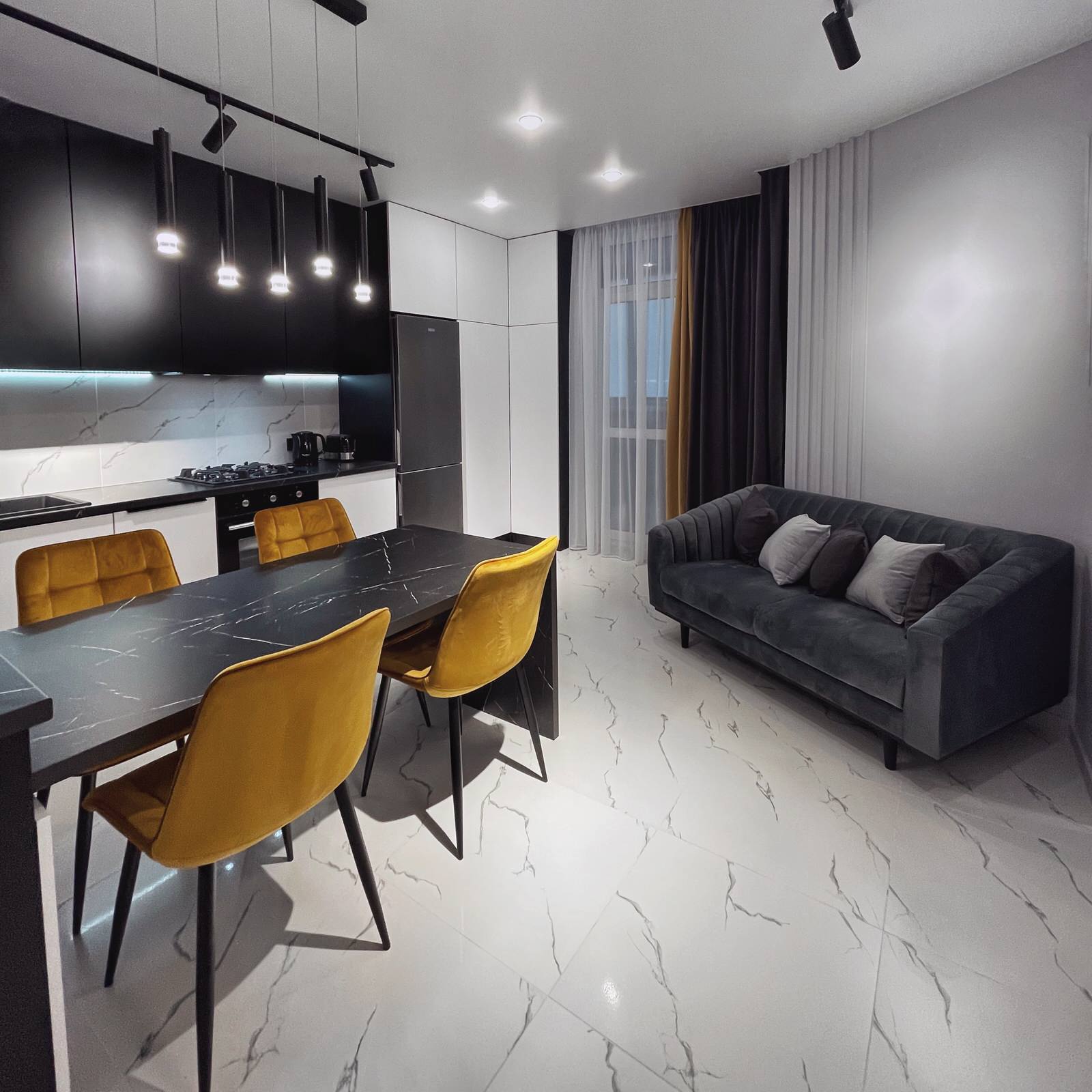 1-комнатная квартира, 46 кв.м.